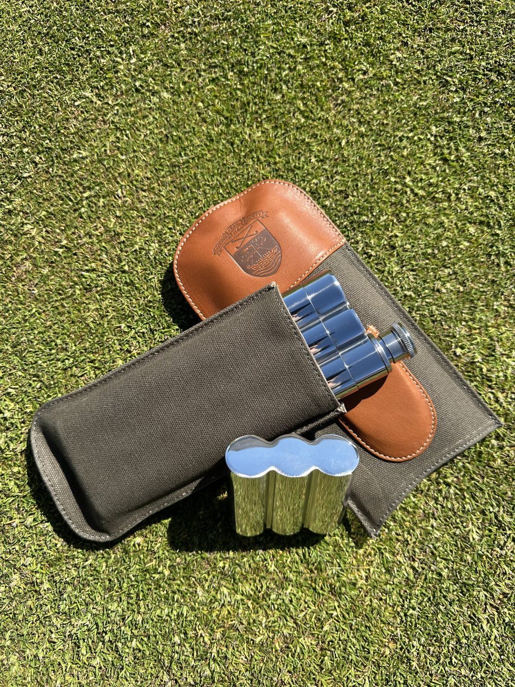 CGS Wax Canvas Cigar Flask