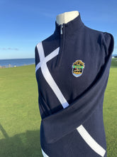 Load image into Gallery viewer, Ladies Saltire Zip Neck
