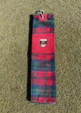 Load image into Gallery viewer, Tartan Tri Fold Towel
