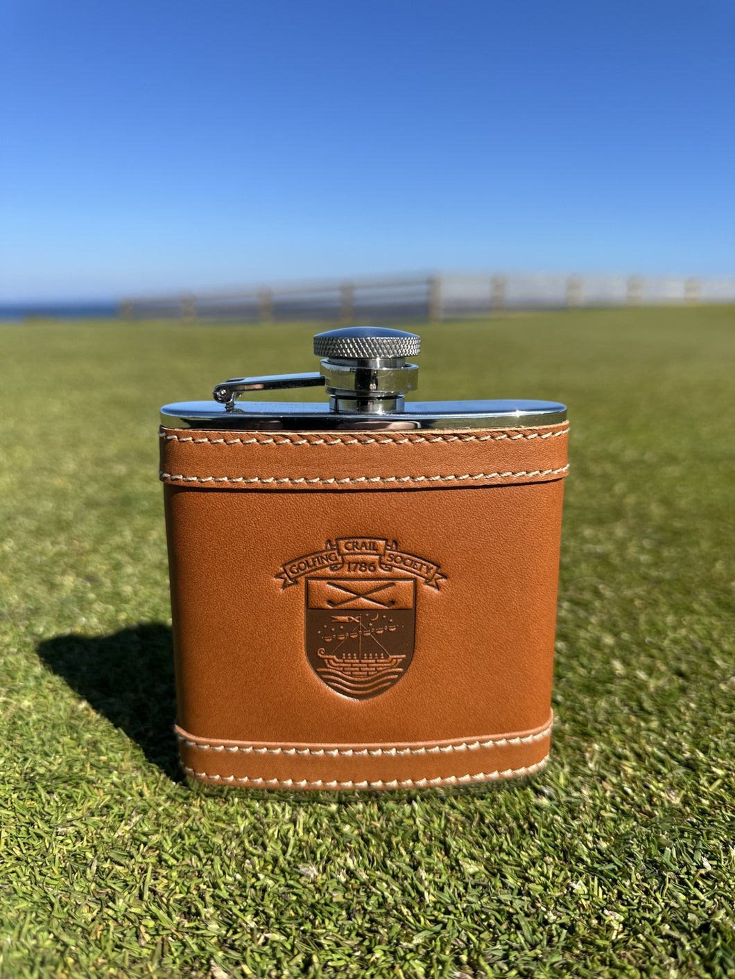 CGS Leather Bound Hip Flask