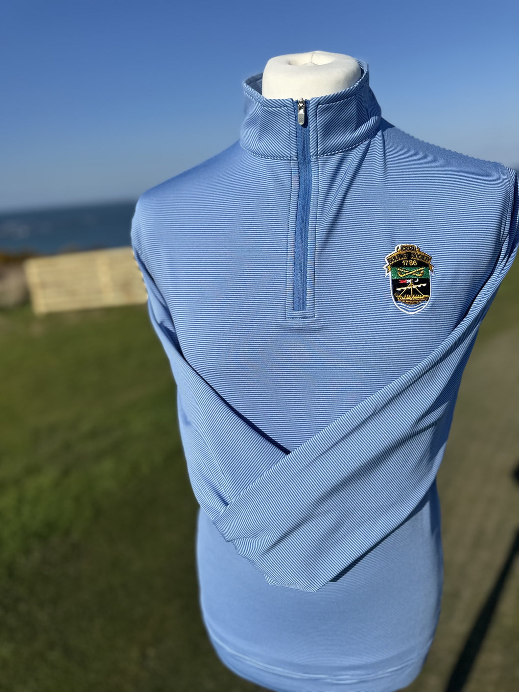 Perth Sugar Stripe Performance Quarter-Zip